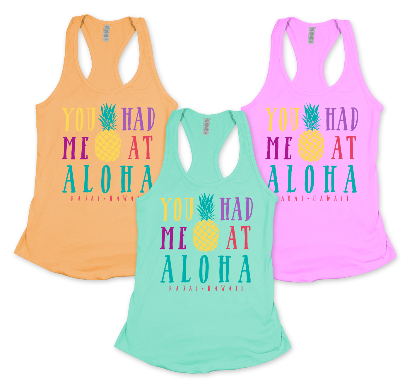 You Had Me At Aloha Pineapple Screen Print Mockup