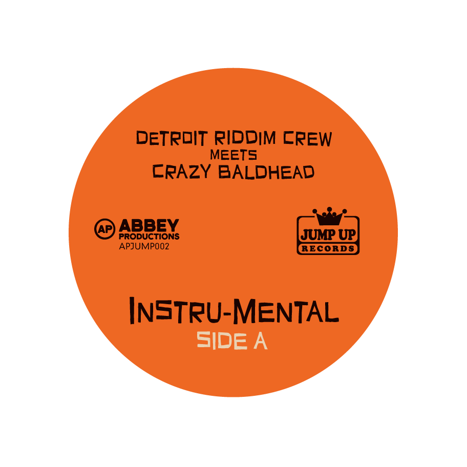 Detroit Riddim Crew meets Crazy Baldhead in Intru-Mental - LP Side A Label