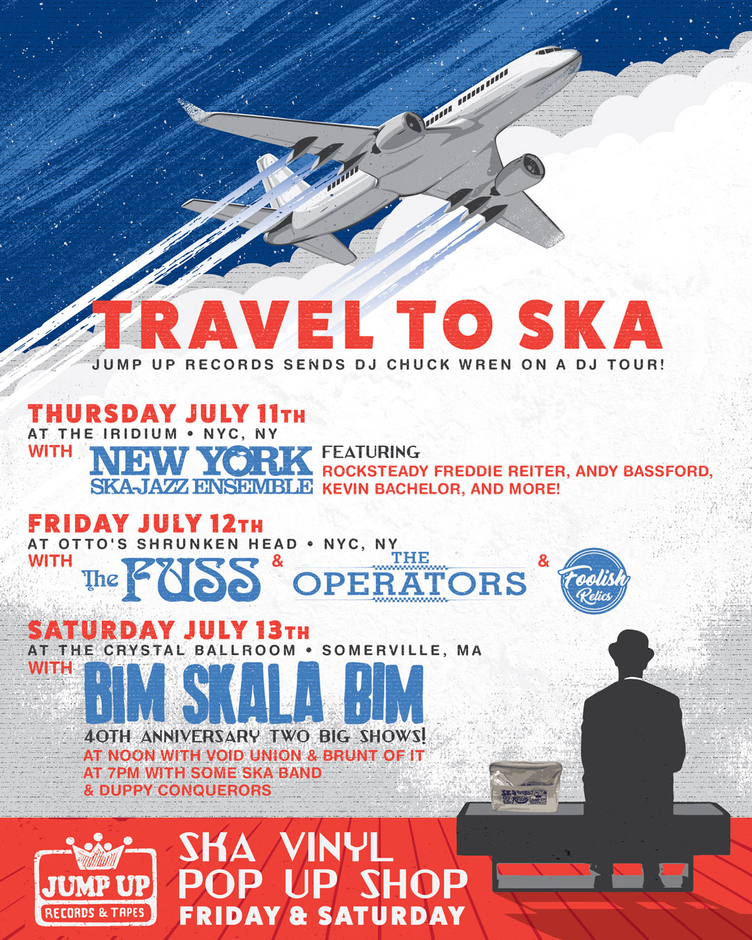 Travel to Ska Tour 2024 Flyer