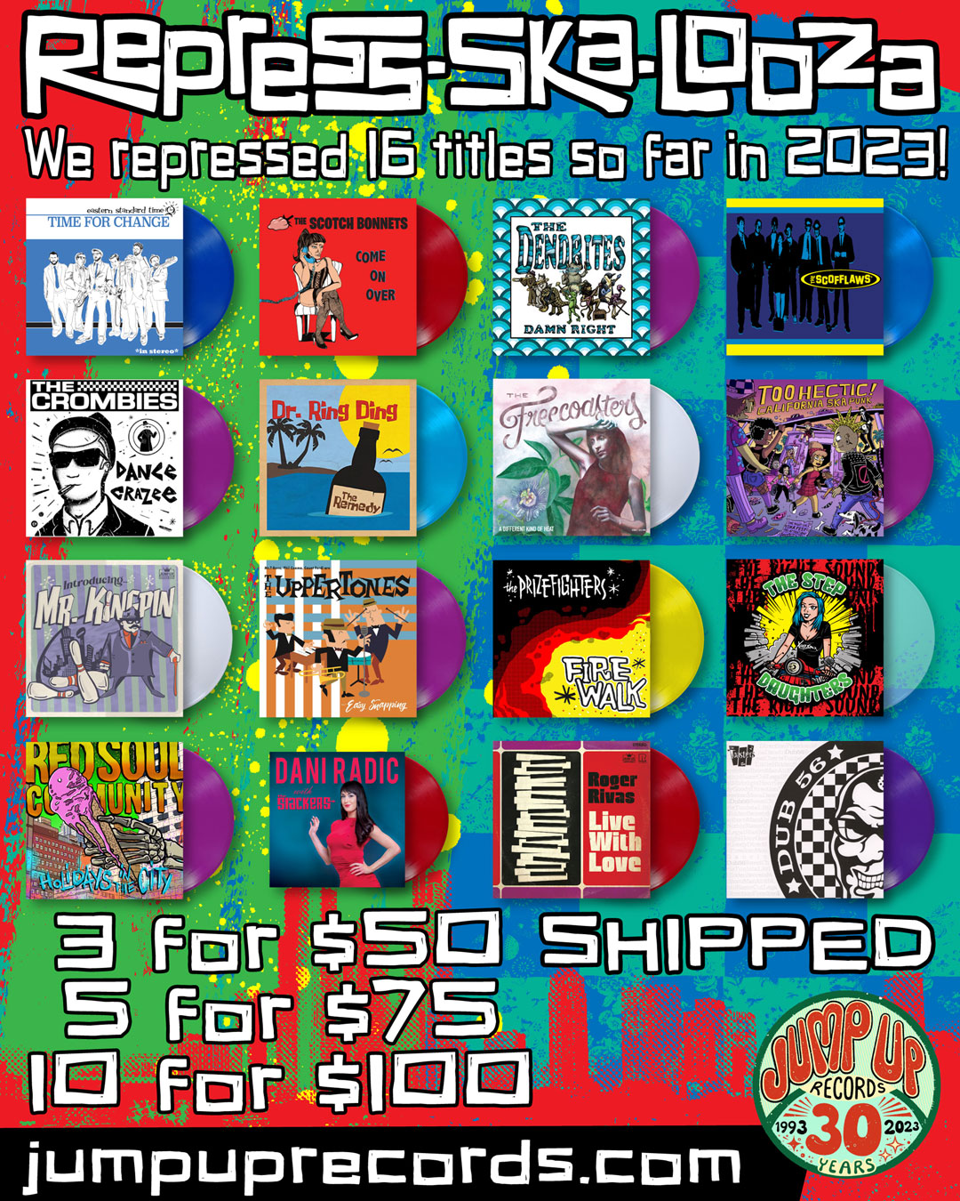 Repress-Ska-Looza 2023 Sale Graphic