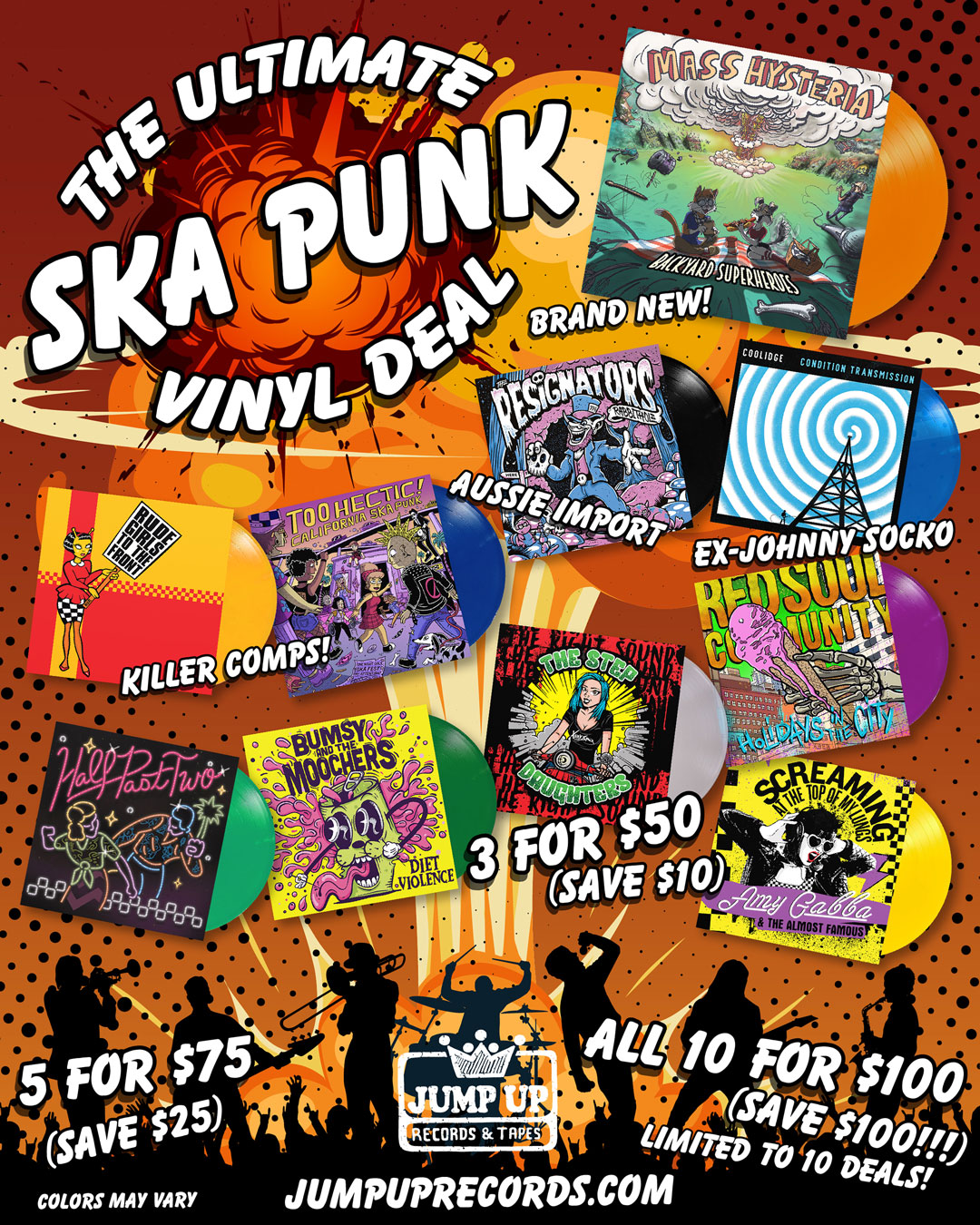 The Ultimate Ska Punk Vinyl Deal 2024 Sale Graphic