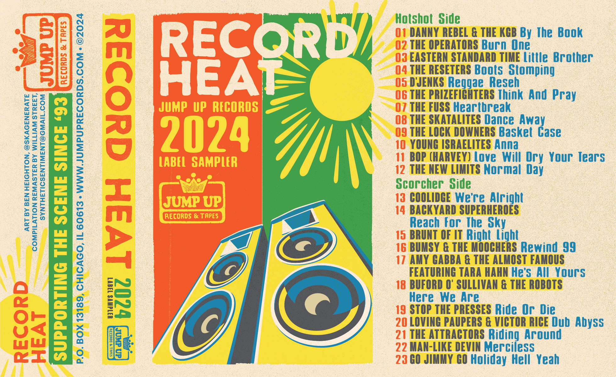 Record Heat - Tape J-Card