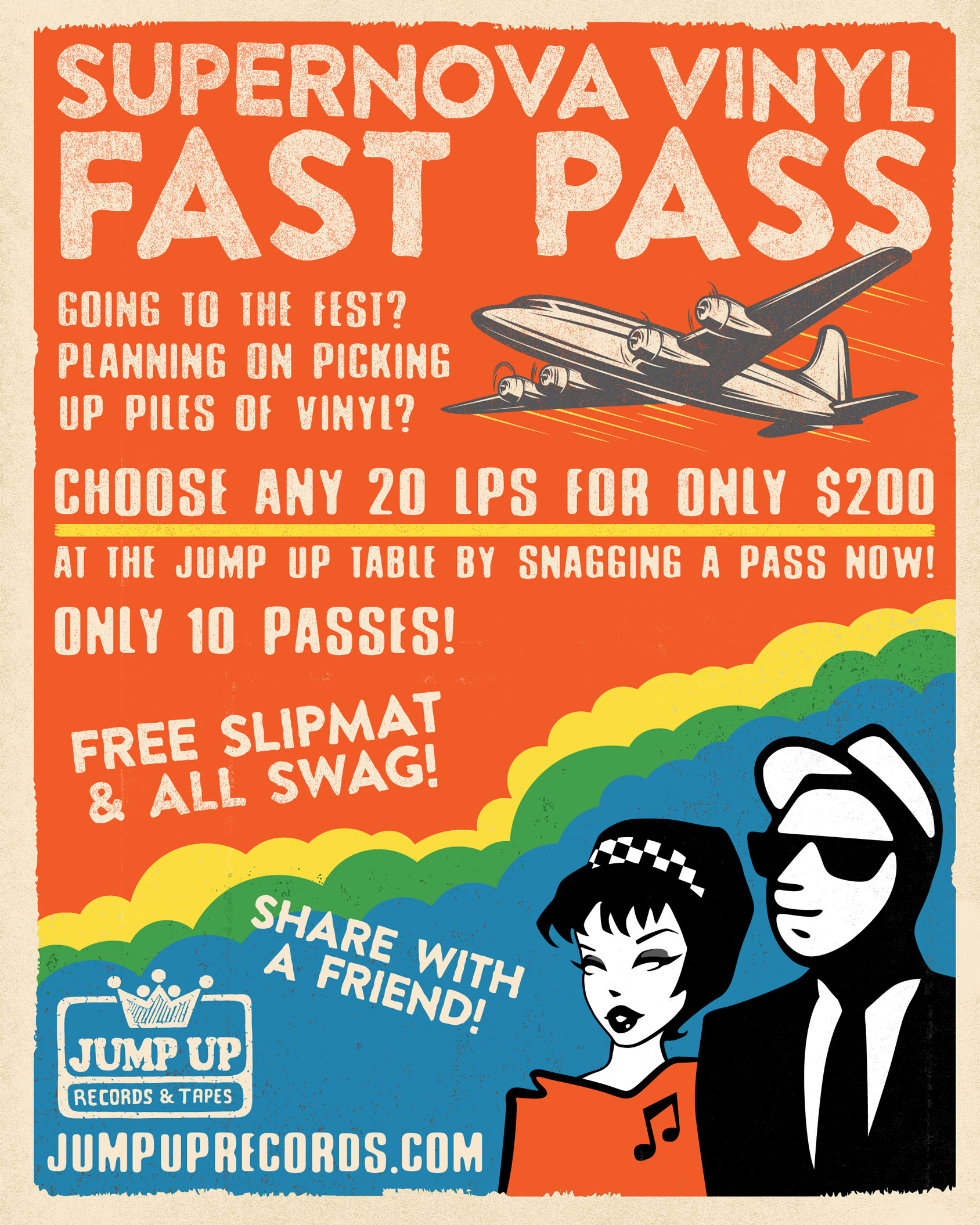 Supernova Vinyl Fast Pass - Promo Graphic