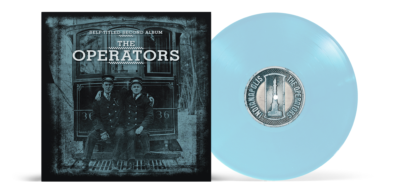 The Operators - Self-Titled Second Album - LP Mockup