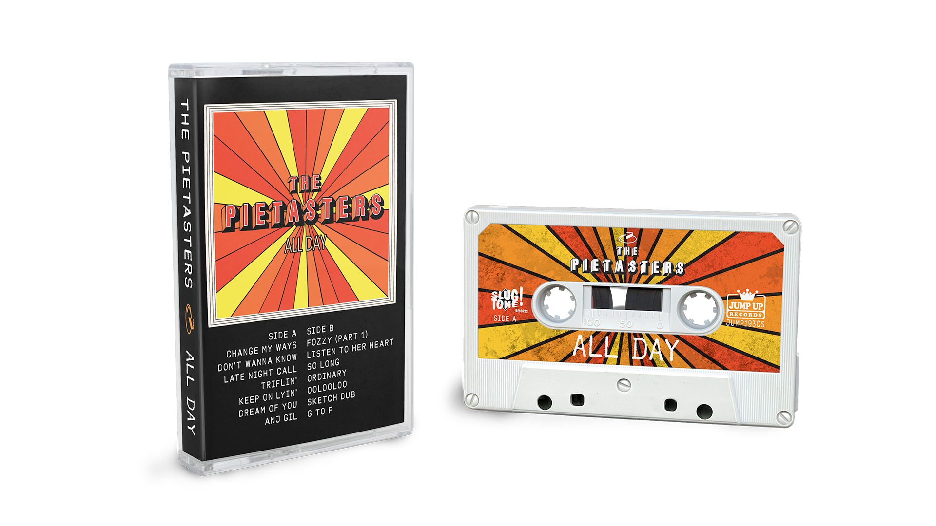 The Pietasters - All Day - Tape Mockup