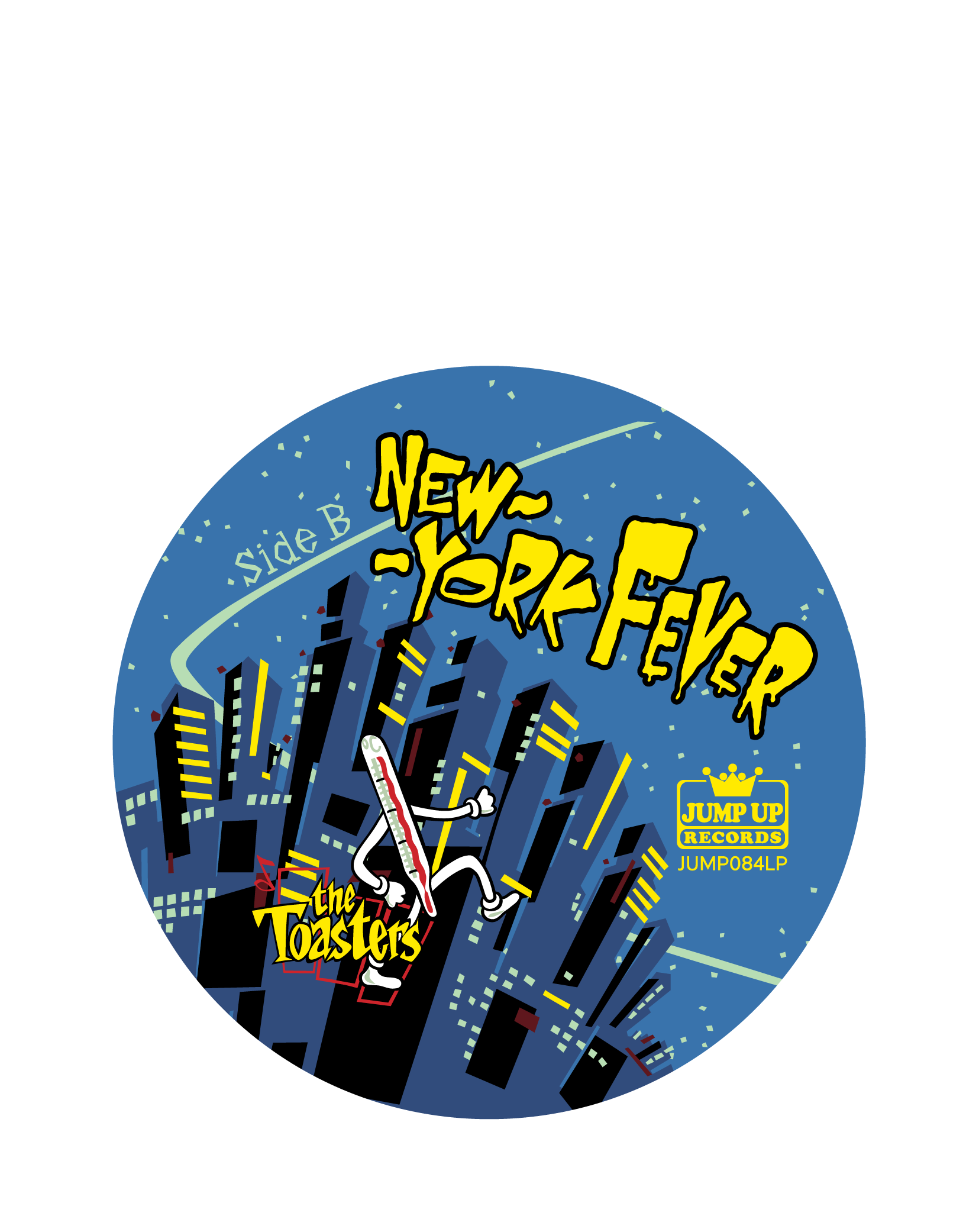 The Toasters - New York Fever - LP Side B Label